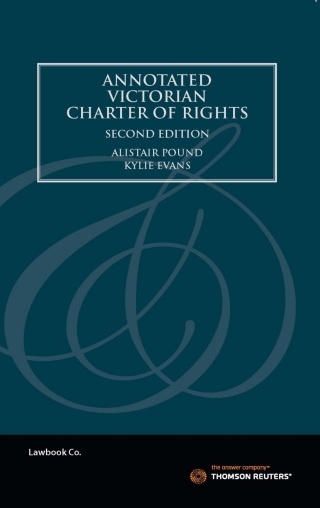 Cover image: Annotated Victorian Charter of Rights 2nd edition 9780455500300