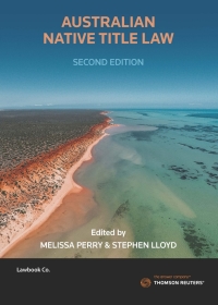 Cover image: Australian Native Title Law 2nd edition 9780455228846