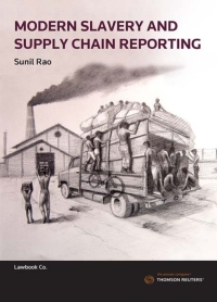 Imagen de portada: Modern Slavery and Supply Chain Reporting in Business 1st edition 9780455501246