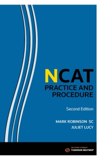 Cover image: NCAT - Practice & Procedure 2nd edition 9780455501567