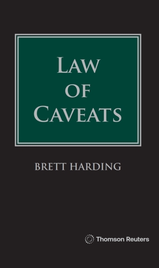 Cover image: Law of Caveats 1st edition 9780455501895