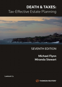 Cover image: Death and Taxes: Effective Estate Planning 7th edition 9780455502137