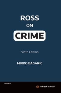 Cover image: Ross on Crime 9th edition 9780455502366