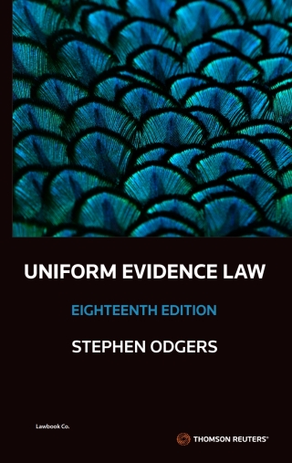 Immagine di copertina: Uniform Evidence Law 18th edition 9780455503035