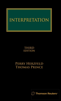 Cover image: Interpretation 3rd edition 9780455503196