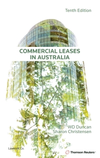 صورة الغلاف: Commercial Leases in Australia 10th edition 9780455503219