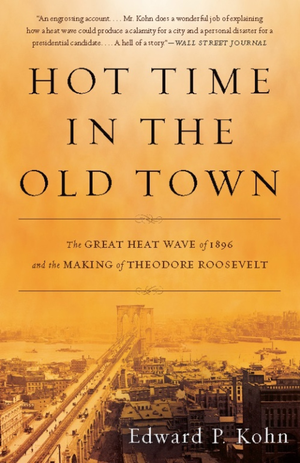Hot Time in the Old Town The Great Heat Wave of 1896 and the Making of Theodore Roosevelt