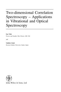 صورة الغلاف: Two-Dimensional Correlation Spectroscopy 1st edition 9780471623915