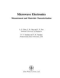 Imagen de portada: Microwave Electronics: Measurement and Materials Characterization 1st edition 9780470844922