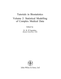 Imagen de portada: Tutorials in Biostatistics, Tutorials in Biostatistics 1st edition 9780470023709