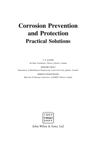 Cover image: Corrosion Prevention and Protection: Practical Solutions 1st edition 9780470024027