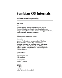 Cover image: Symbian OS Internals 1st edition 9780470025246