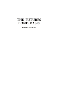 Cover image: The Futures Bond Basis 2nd edition 9780470025895