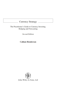 Imagen de portada: Currency Strategy 2nd edition 9780470027592