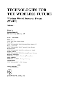 Cover image: Technologies for the Wireless Future 1st edition 9780470029053