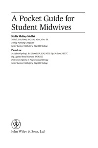 Titelbild: A Pocket Guide for Student Midwives 1st edition 9780470019788