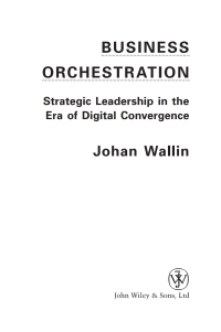 Cover image: Business Orchestration 1st edition 9780470030714