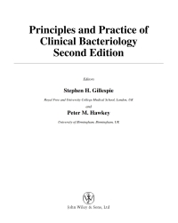 Imagen de portada: Principles and Practice of Clinical Bacteriology 2nd edition 9780470849767