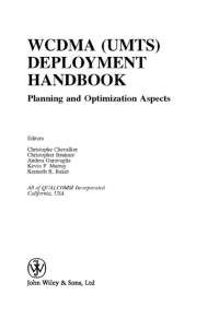 صورة الغلاف: WCDMA (UMTS) Deployment Handbook 1st edition 9780470033265