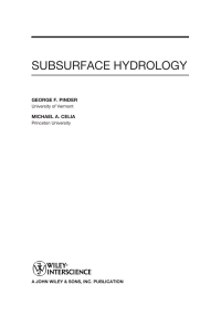 Imagen de portada: Subsurface Hydrology 1st edition 9780471742432