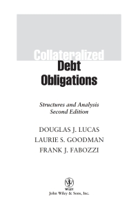 Cover image: Collateralized Debt Obligations: Structures and Analysis 2nd edition 9780471718871