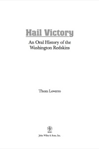 Cover image: Hail Victory 1st edition 9780470179246