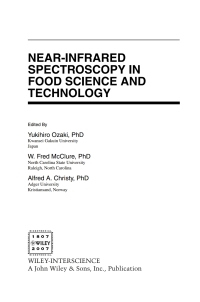 Imagen de portada: Near-Infrared Spectroscopy in Food Science and Technology 1st edition 9780471672012