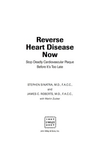 Cover image: Reverse Heart Disease Now 1st edition 9780470228784