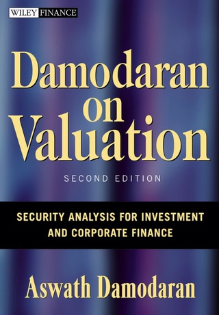 Cover image: Damodaran on Valuation: Security Analysis for Investment and Corporate Finance 2nd edition 9780471751212