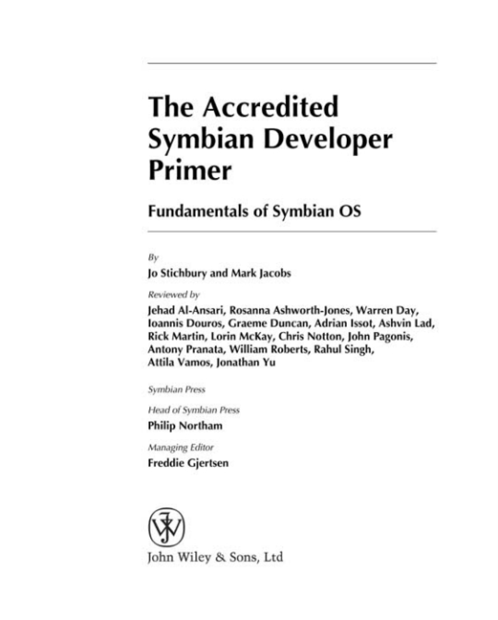 The Accredited Symbian Developer Primer  1st Edition eBook