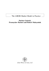 Cover image: The LIBOR Market Model in Practice 1st edition 9780470014431