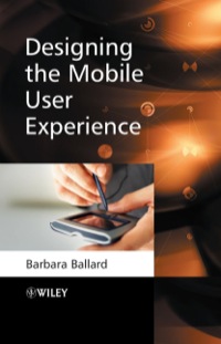 Imagen de portada: Designing the Mobile User Experience 1st edition 9780470033616