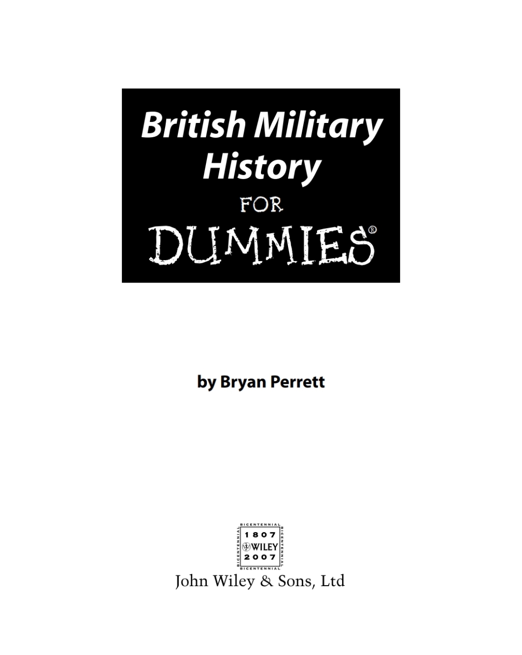 British Military History For Dummies 1st Edition