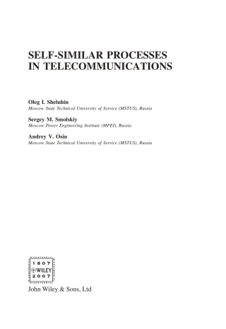 صورة الغلاف: Self-Similar Processes in Telecommunications 1st edition 9780470014868