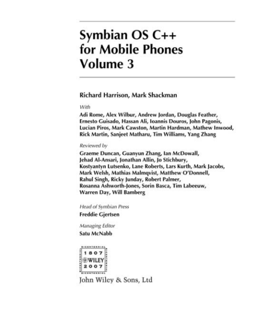 Symbian OS C for Mobile Phones  1st Edition eBook