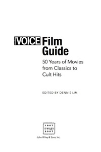 Cover image: The Village Voice Film Guide 1st edition 9780471787815