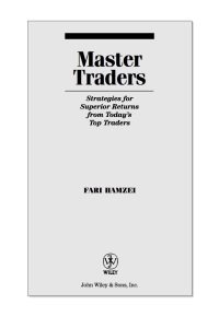 Imagen de portada: Master Traders: Strategies for Superior Returns from Today's Top Traders 1st edition 9781118673034