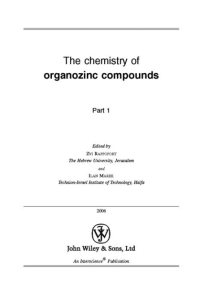 Imagen de portada: The Chemistry of Organozinc Compounds: R-Zn 1st edition 9780470093375