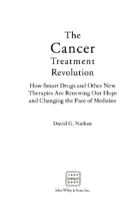 Imagen de portada: The Cancer Treatment Revolution 1st edition 9780471946540