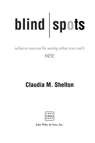 Cover image: Blind Spots 1st edition 9780470042250