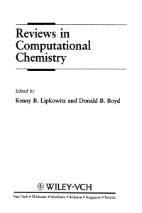 Imagen de portada: Reviews in Computational Chemistry 1st edition 9780471187288