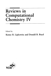 Imagen de portada: Reviews in Computational Chemistry 1st edition 9780471188544