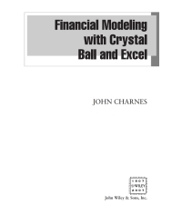 صورة الغلاف: Financial Modeling with Crystal Ball and Excel 1st edition 9780471779728
