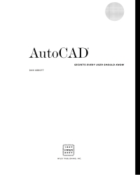 Cover image: AutoCAD: Secrets Every User Should Know 1st edition 9780470109939