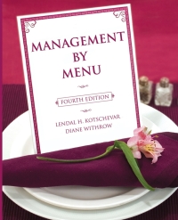 Omslagafbeelding: Management by Menu 4th edition 9780471475774