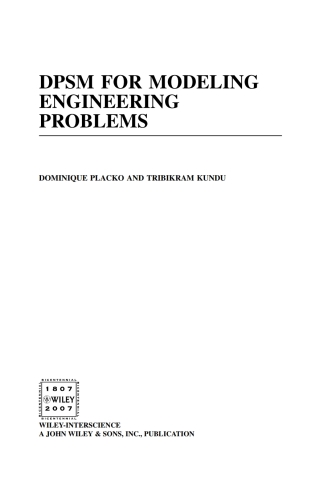 Cover image: DPSM for Modeling Engineering Problems 1st edition 9780471733140