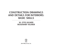 Cover image: Construction Drawings and Details for Interiors: Basic Skills 1st edition 9780471109532