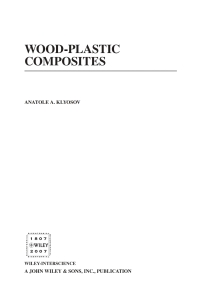 Imagen de portada: Wood-Plastic Composites 1st edition 9780470148914