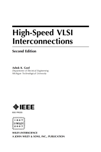 Cover image: High-Speed VLSI Interconnections 2nd edition 9780471780465