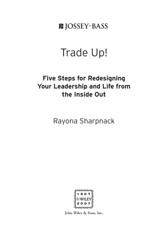 Imagen de portada: Trade-Up! 1st edition 9781118767337